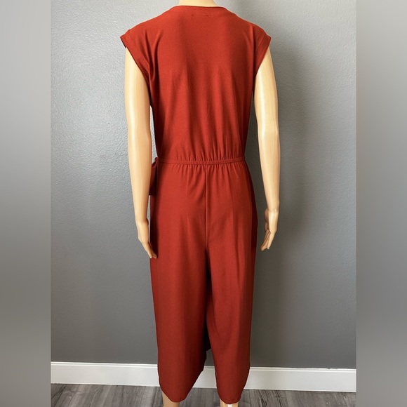Eileen Fisher, brick red jumpsuit in size XS. - Picture 4 of 6